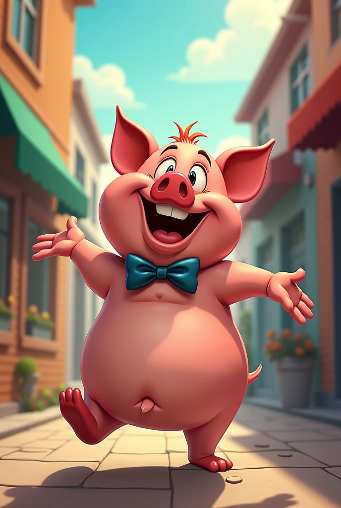 Porky pig, happy, looney tunes, draw, nsfw, big dick