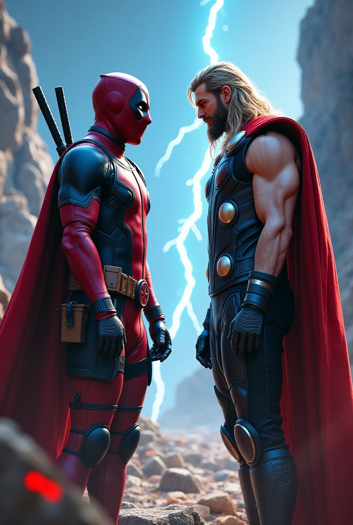Deadpool with thor