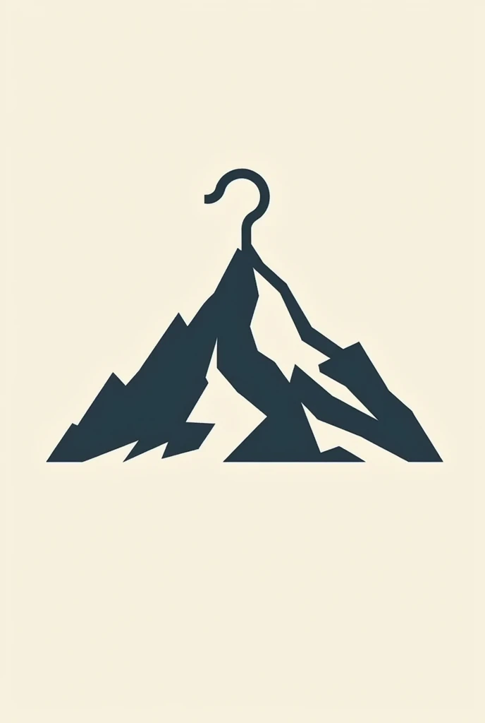 An isotype that represents the Olympus of Greek mythology along with a personalized clothes hanger that has a minimalist and masculine appearance