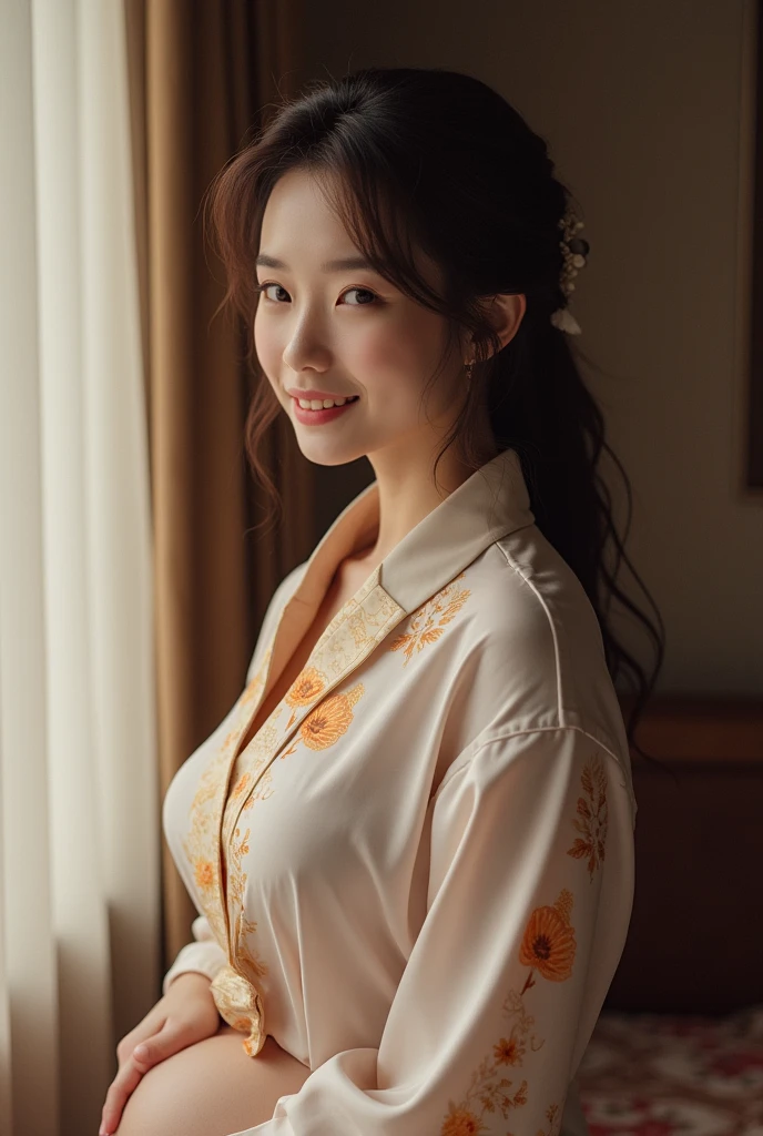Cute chinese girl, wears chinese traditional shirt, ((boobs out from shirt)), ((i can see her pussy)), out, sex position, step sister, fatal position, realistic, i can see and pussy, breastfeeding, masturbation, View your viewers