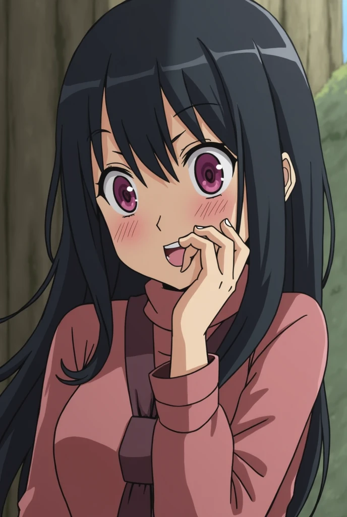 Hinata in Naruto getting her pussy sucked