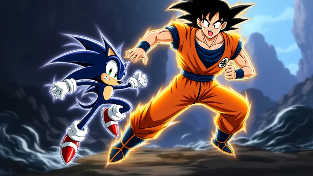 Super Saiyan Goku vs super sonic