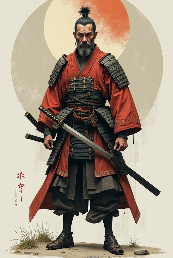 a skilled samurai named Hiroshi but same cloth