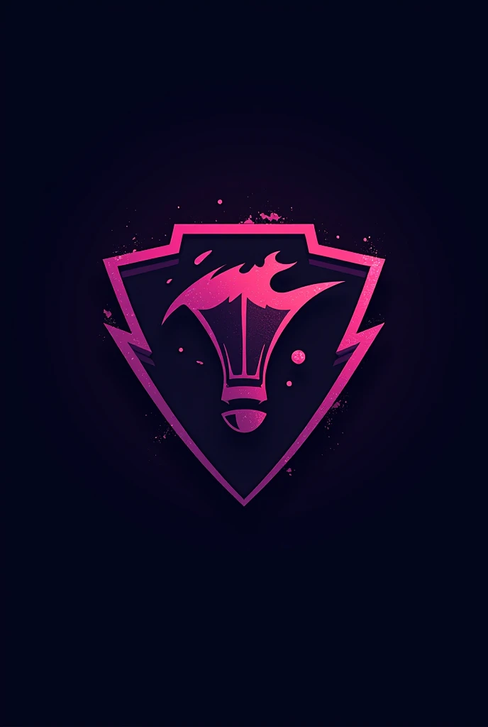 Badminton logo with the name TEAM KALARKAR with the color of black and
purple with a shuttle as the symbol and make it look fierce and abstract