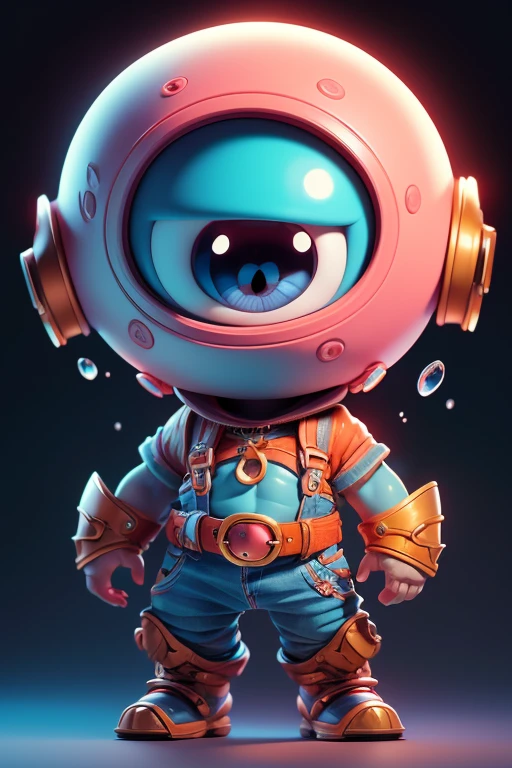 Chibi adorable cuddly monkey floating in space, wearing a glass helmet, moody, grainy, noisy, concept art, by Alberto Seveso, Cyril Rolando, Dan Mumford, Meaningful Visual Art, Detailed Painting, Digital Illustration, Unreal Engine 5, 32k maximalist, hyperdetailed fantasy art, 3d digital art, sharp focus, masterpiece, fine art