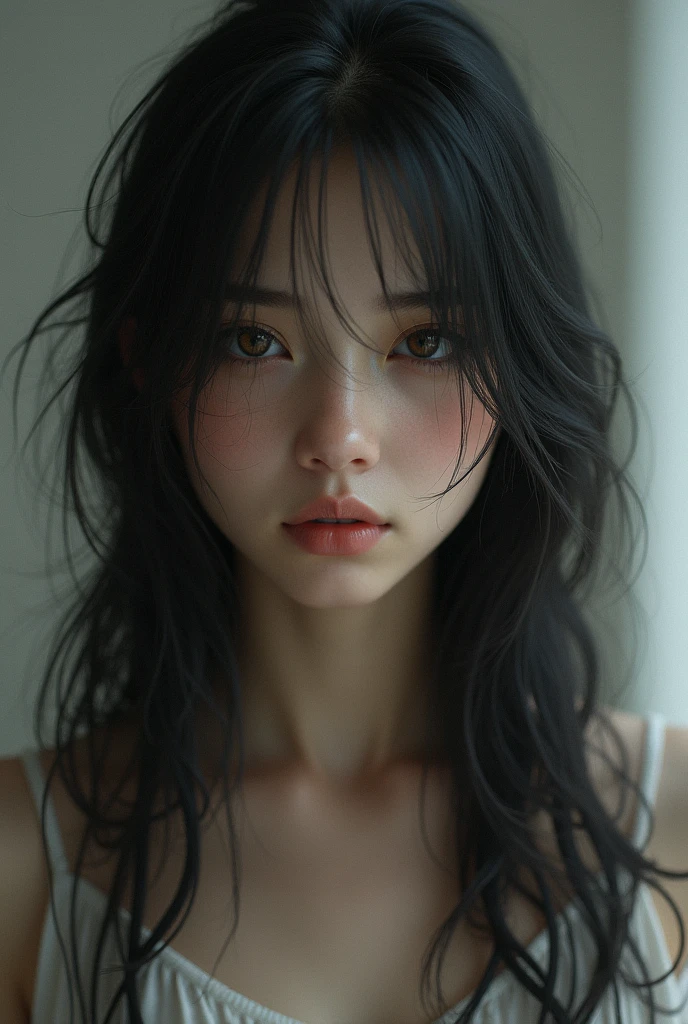 A realistic sad girl