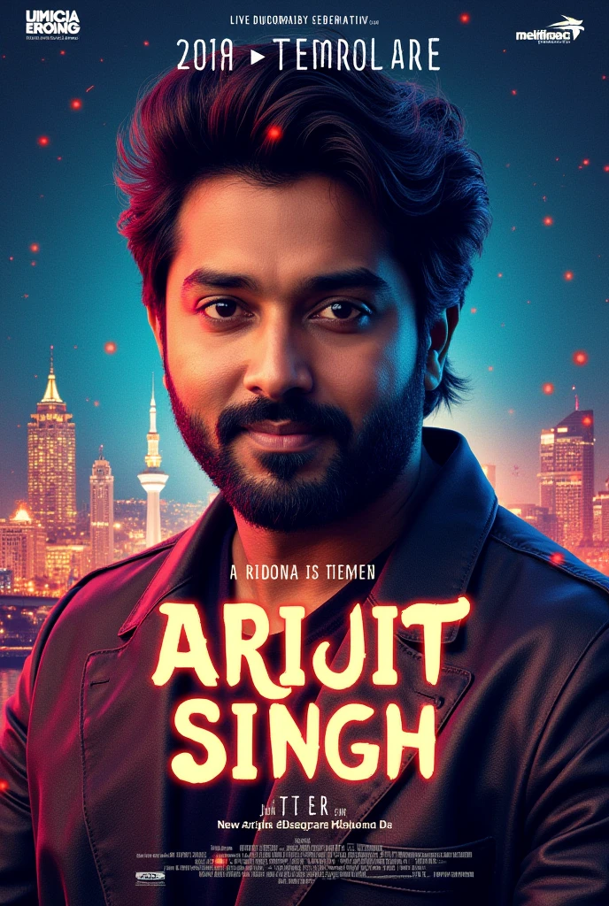 Arijit Singh consert poster date 31st December 
Venue Bangalore 