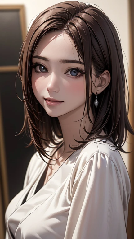 ((Highest quality)),(超High resolution),(Very detailed),(Detailed Description),((The best CG)),(masterpiece),Ultra-detailed art、(Highest quality、8k、32K、masterpiece)、(Realistic)、(Realistic:1.2)、(High resolution)、Very detailed、Very beautiful face and eyes、1 female、Tight waist、Delicate body、(Highest quality、Attention to detail、Rich skin detail)、(Highest quality、8k、Oil paints:1.2)、Very detailed、(Realistic、Realistic:1.37)、Bright colors、Beautiful Japanese Women、Detailed face、Smooth Skin、(masterpiece:1.2, Highest quality), (Realistic, photoRealistic:1.4), Beautiful illustrations, (Natural Side Lighting, Cinema Lighting), Depth of written boundary,