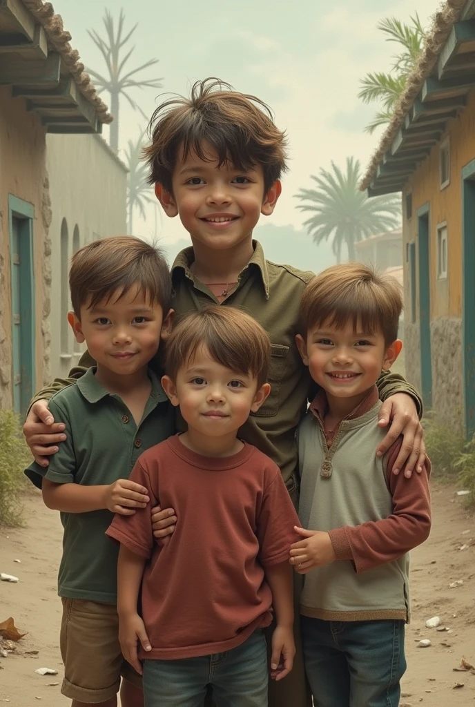 THE BOY WITH HIS CHILDREN