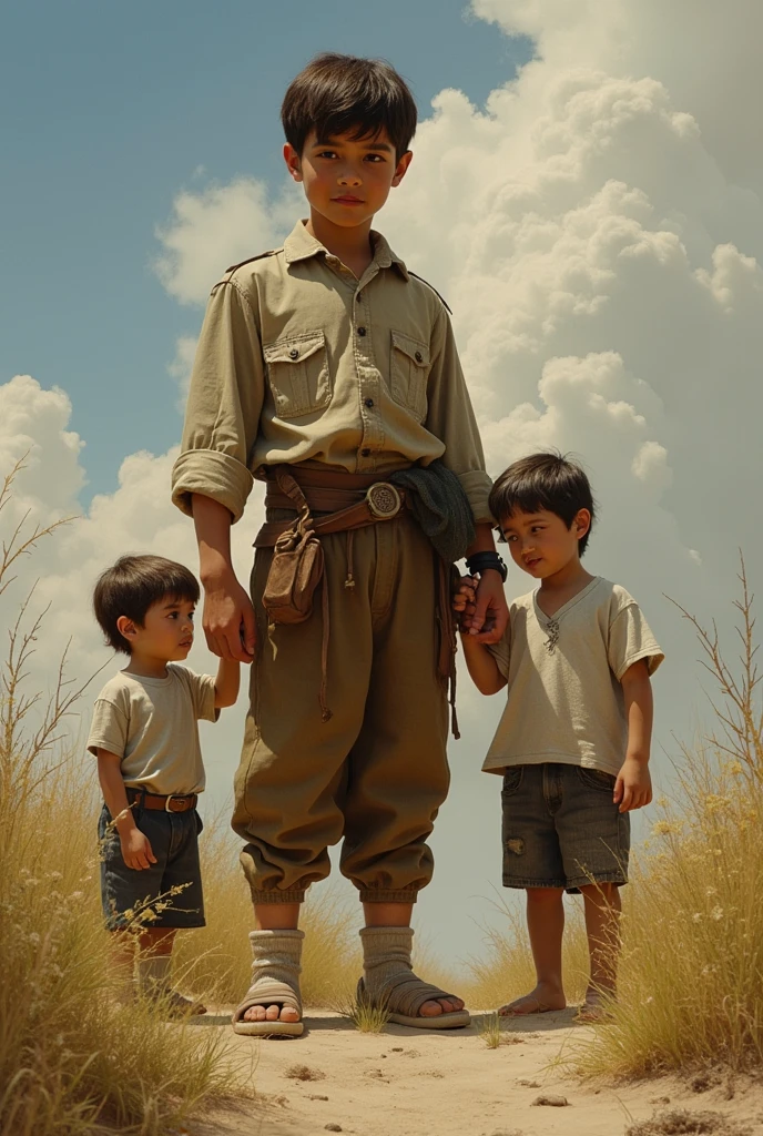 THE BOY WITH HIS CHILDREN