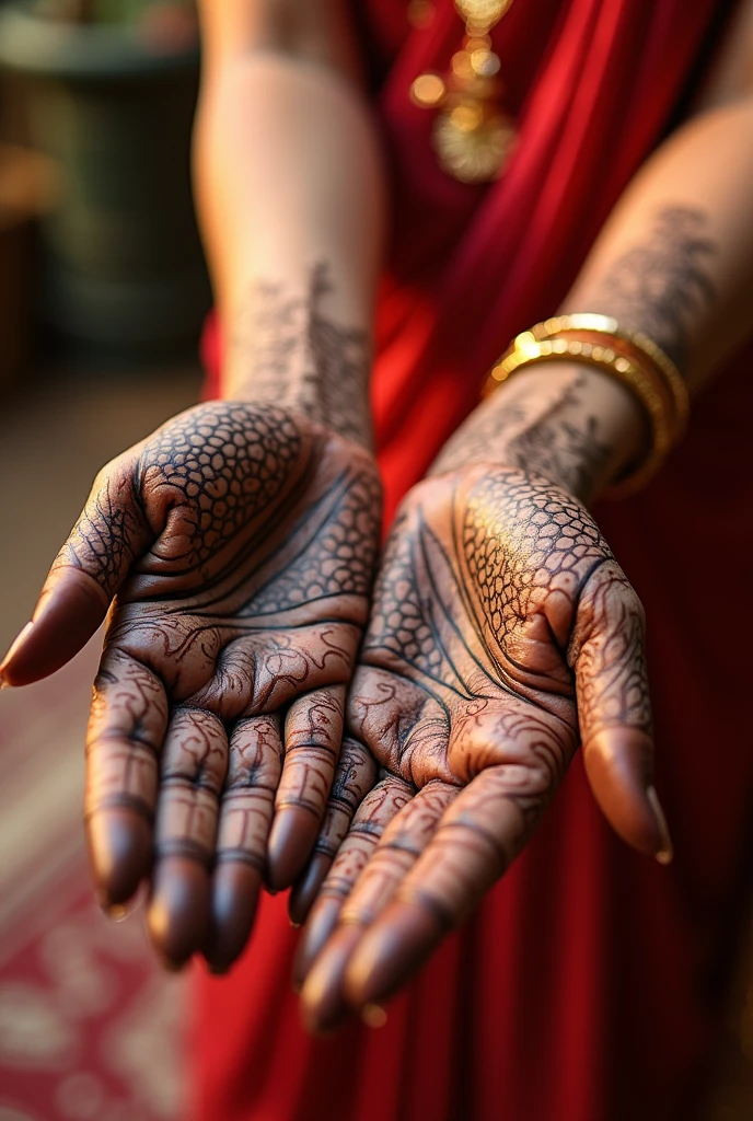 generate more Karwa Chauth Special mehndi design on hand