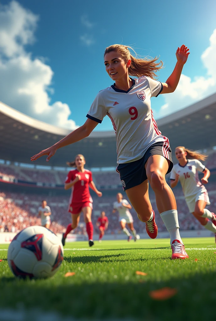 Women football players