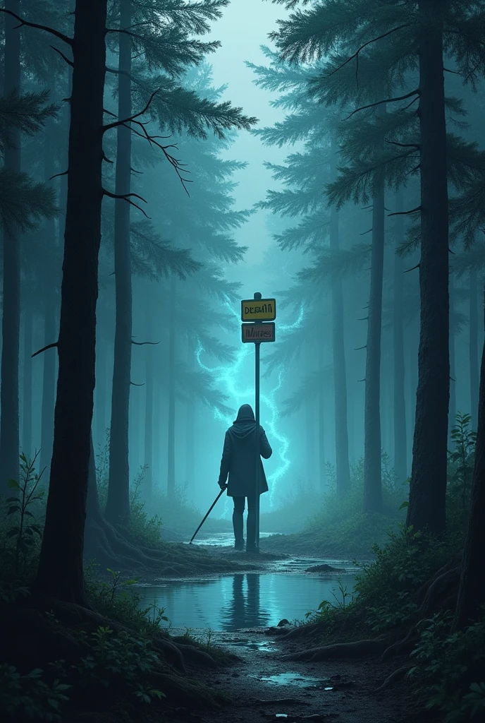 It all started when I found myself in the black forest.. I had a magic wand in my hands and I was completely alone.. There was no one around me and it was scary and very quiet.. But then I turned around abruptly and saw an angry man in front of me., he aimed his magic wand at me, from the tip of which a spell was already coming out. He began to say the spell, but then a beam of magic flew at his back, after which the man fell down dead. That, who sent this beam of magic turned out to be my two friends, who also survived in this forest. We met them and hugged., and then they told me, that our other friend was stolen by our magical enemies. And we went to look for him deep inside, the dark depths of the forest. As soon as we left the forest, then they saw a huge lake in front of them, and in the middle there was a large pole with signs: "death", "Life", "waves", "max". max - это был наш пропавший друг, which was lying in a wooden boat in the middle of the lake near this sign. We immediately went to this lake., swam towards him, but he, slowly turning around, shouted very quietly: "It&#39;s a trap!", but we heard it only then, when they swam up to him. Then a big wave hit us...
