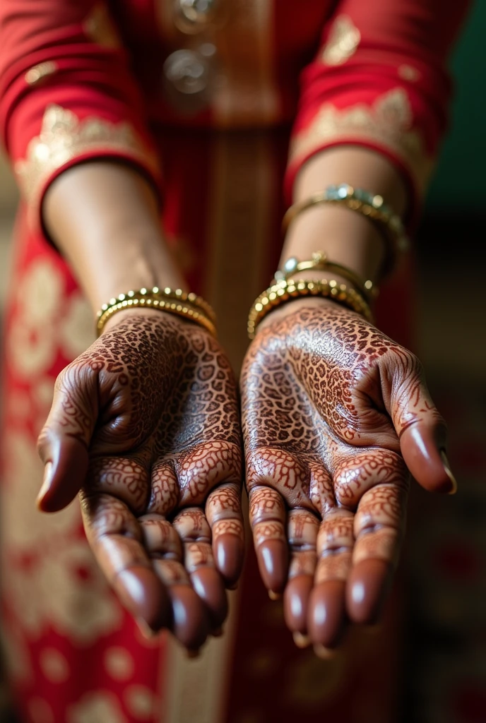 generate more unique Bridal mehndi design on hand