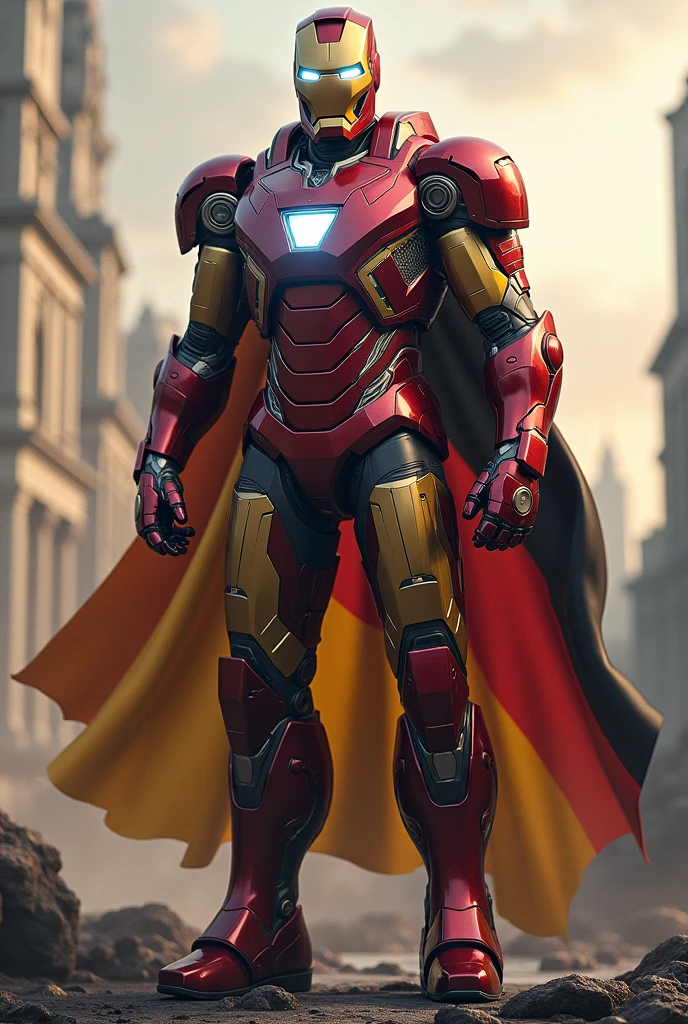 Germany needs a protector and that will be a German Iron Man, which is very similar to the real one. It should look more German