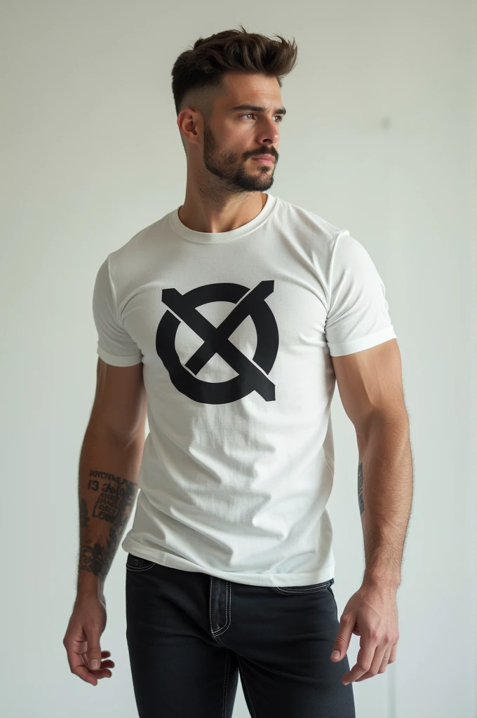 Drop shoulder t shirt for men and with good design and logo RAD