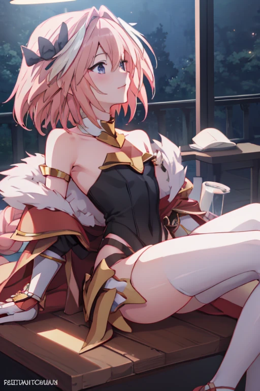 sexy dress, mini dress, dress sleveless, micro dress, micro dress without shoulder, small bulge, luscious lips, long hair, flat chest, Pectorals, not breasts, sexy, Fondos de pantalla manga 4K, arte detallado del personaje de anime, astolfo, Beautiful, Beautifu and slim perfect body, slim body, really female, slim female body, female, flat chest, not breasts, very innocent smile, innocent smile, femboy, boy, bright pink hair, spiky hair, short hair, a long braid, lock of white hair on left side, perfect, solo, gorgeous femenine person, femboy (dark magician girl yugioh-astolfo fate mezclando modelos .) (ultra FUSION pink spiky messy hair) Highly detailed CG unity 8k wallpaper, style shot, complex, high detail, dramatic, highest quality movie still image, very detailed, masterpiece, best quality, character design, astolfo, astolfo from FATE, Fusion dark magician girl, realistic ultra-detailed rendering style, natural light, sharp character design, (hard focus, 8k), (((natural skin texture))), 8k textures, soft cinematic lighting, adobe lightroom, dark room, hdr, Sophisticated, Elegant, Rich Detail, Sharp Focuilm Look) )), Soothing Tones, Detail Frenzy, Intricate Detail, Super Detail, Low Contrast, Soft Film Lighting, Dull Colors, Exposure Blending, HDR, Fade, 35mm, f/1.4, ISO64, f16, 25 sec.