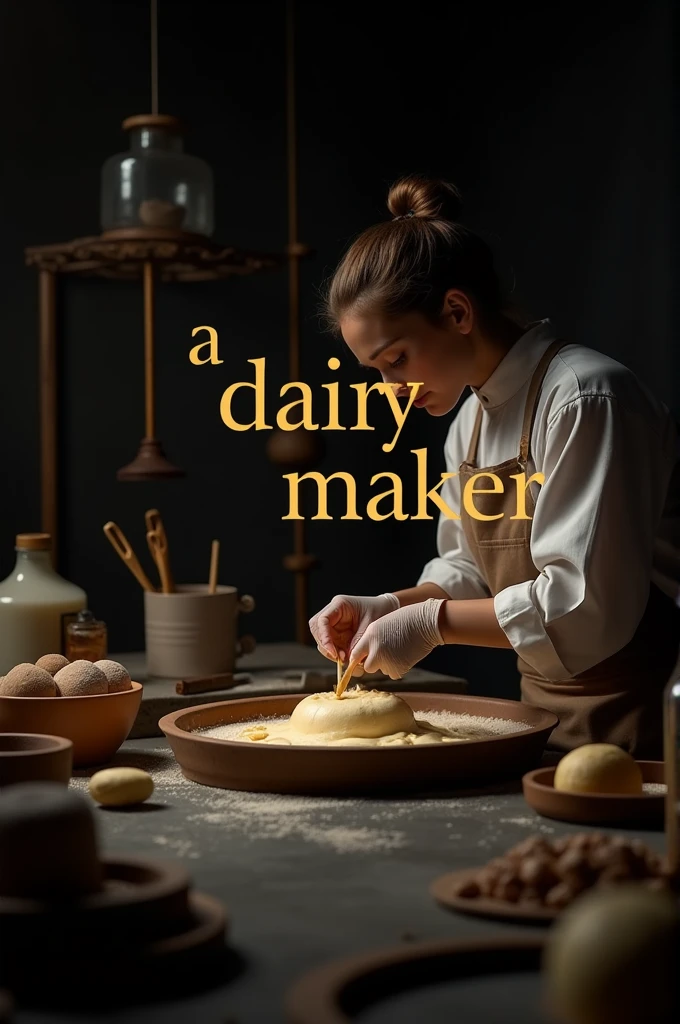 I need to creat FB cover page
"A dairy maker" (type in center with Gold aesthetic front with background black colour)