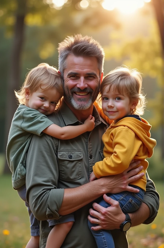 FATHER WITH CHILDREN