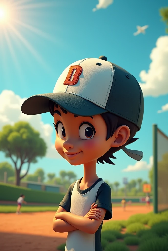 a baseball cap