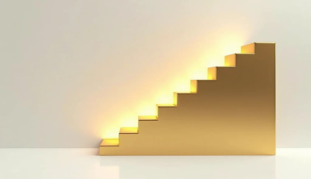 Side view of A golden  ladder 
graph  of success