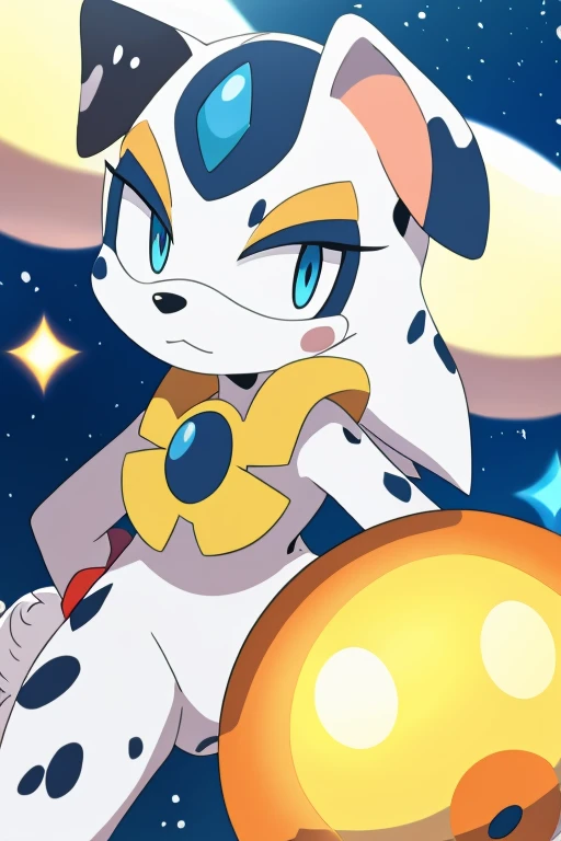 Furry female negar dalmatian alola pokemon sun and moon fluffy sonic style 