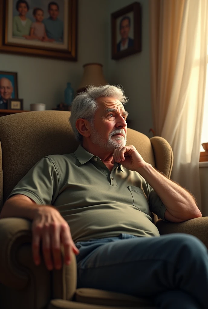 DAD IS THINKING ABOUT FAMILY
