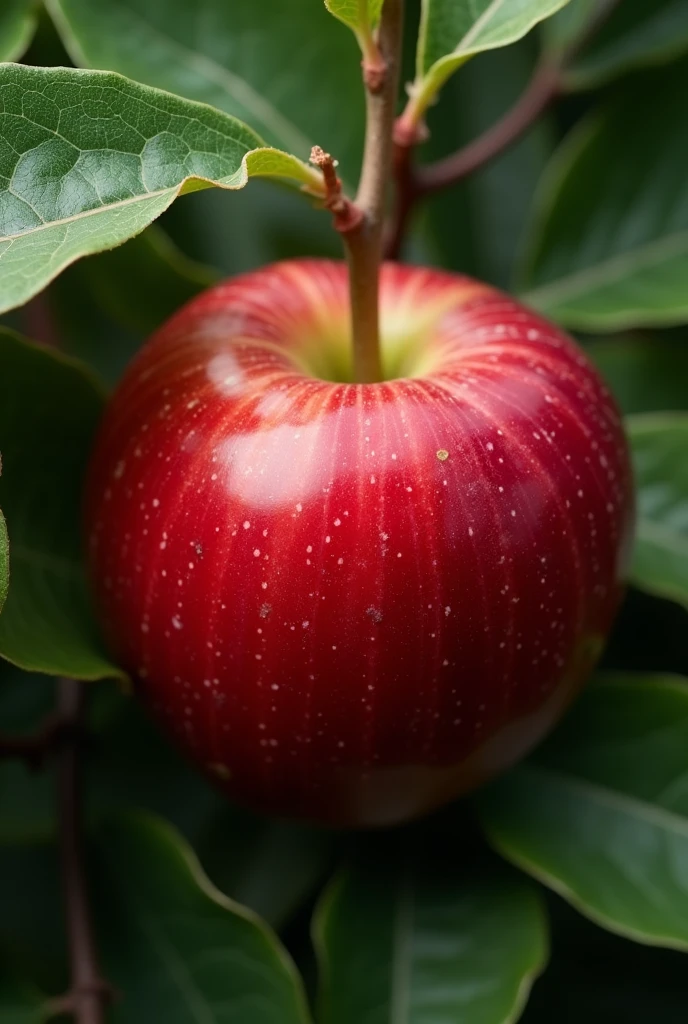 A red apple