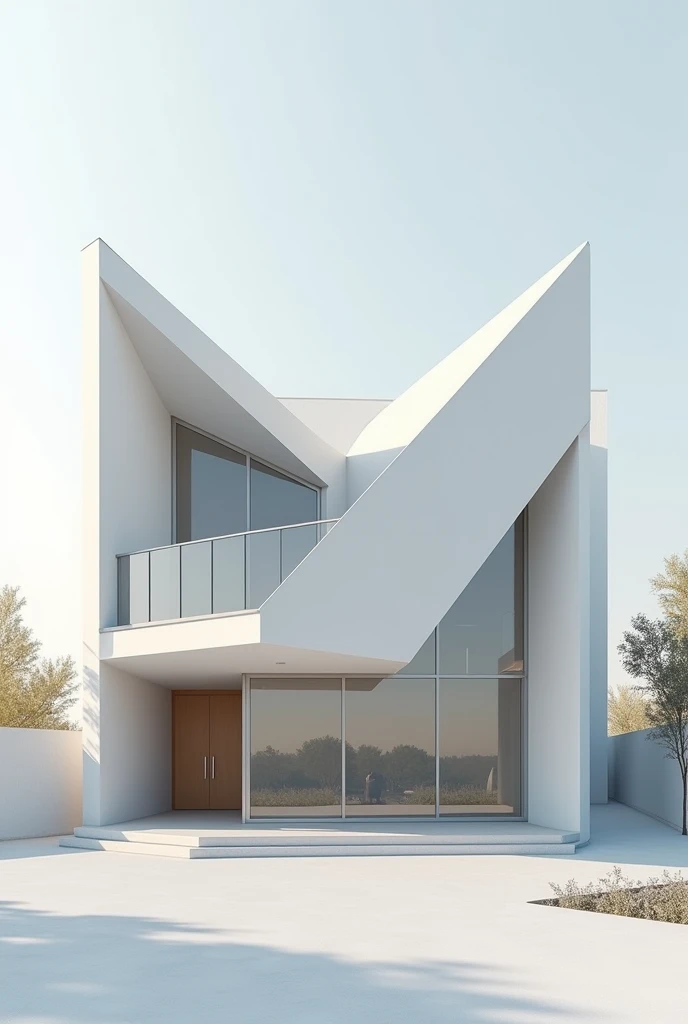 letter M logo transformed into a house , I want the letter "M" du mot "ESTIMATE" soit une image moderne de maison et que l'on comprenne qu'il est écrit "ESTIMATE"