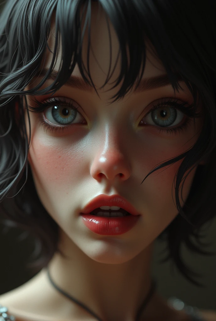 (8k, best Quality, Photorealism, Realism), Squeeze Catwomans Throat