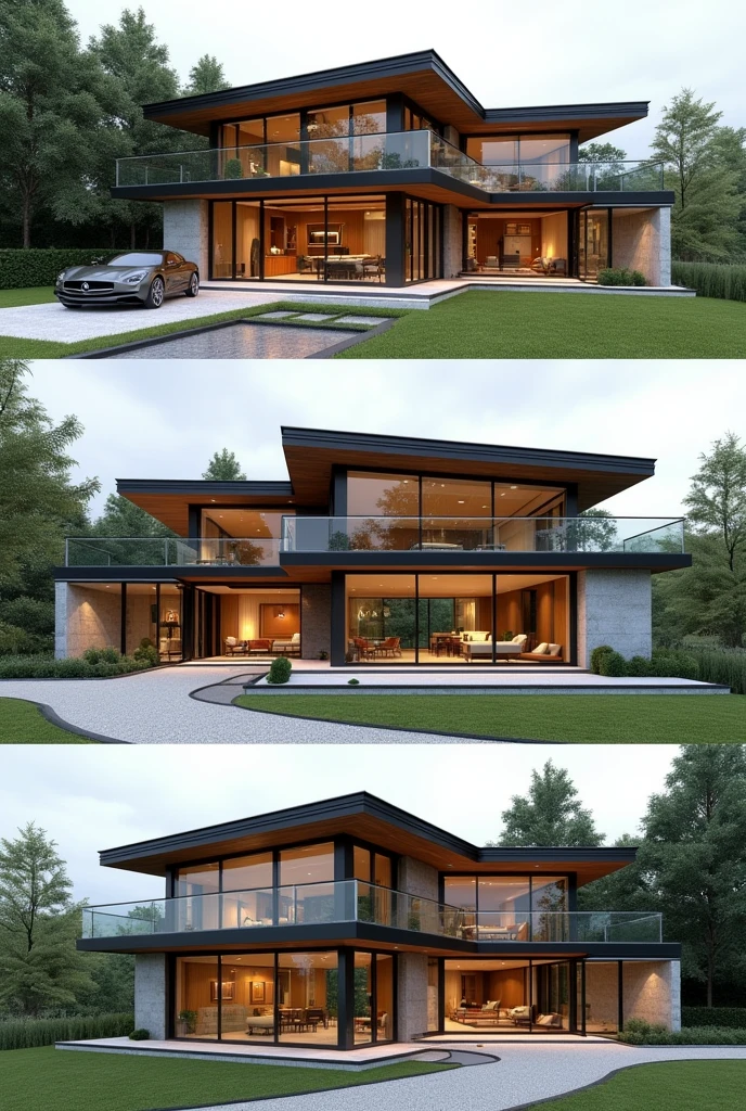 I created all the images of a complete house
