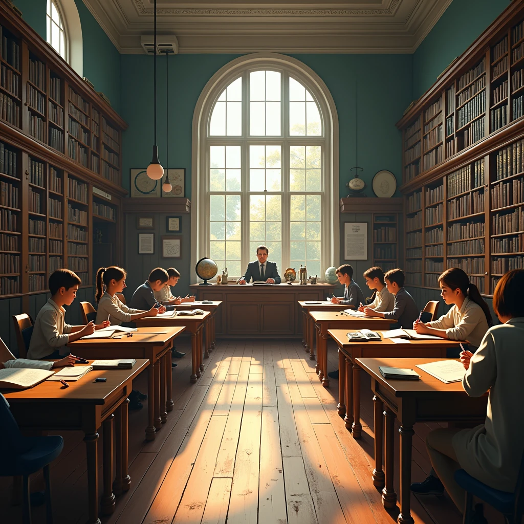 Classroom, university room