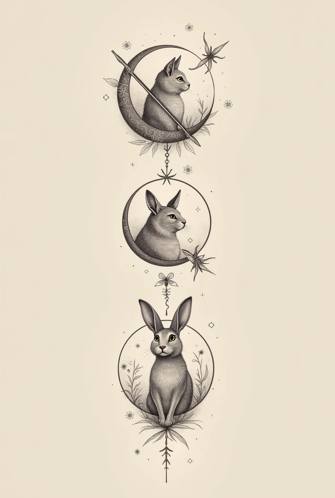 Un petit tatouage avec:
-chat et chien en Sagittaire
-lapin en scorpion
-lapin et chat en vierge