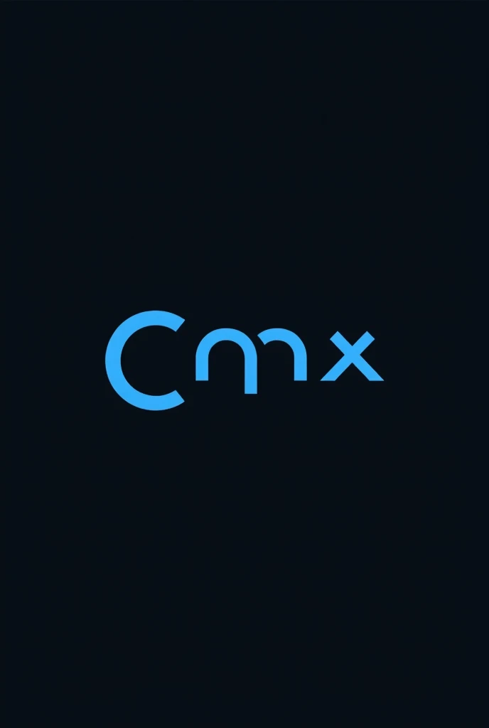 You are a graphic designer and you have to create a logo with the initials CMX for a company that sells phones called cellmaxi, You must integrate the white color, blue and black 
