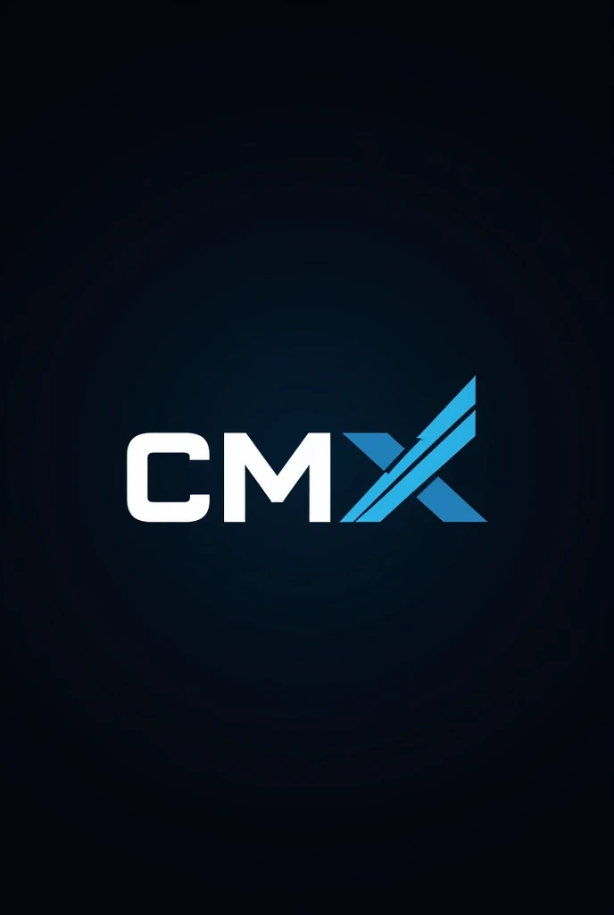 You are a graphic designer and you have to create a logo with the initials CMX for a company that sells phones called cellmaxi, You must integrate the white color, blue and black 
