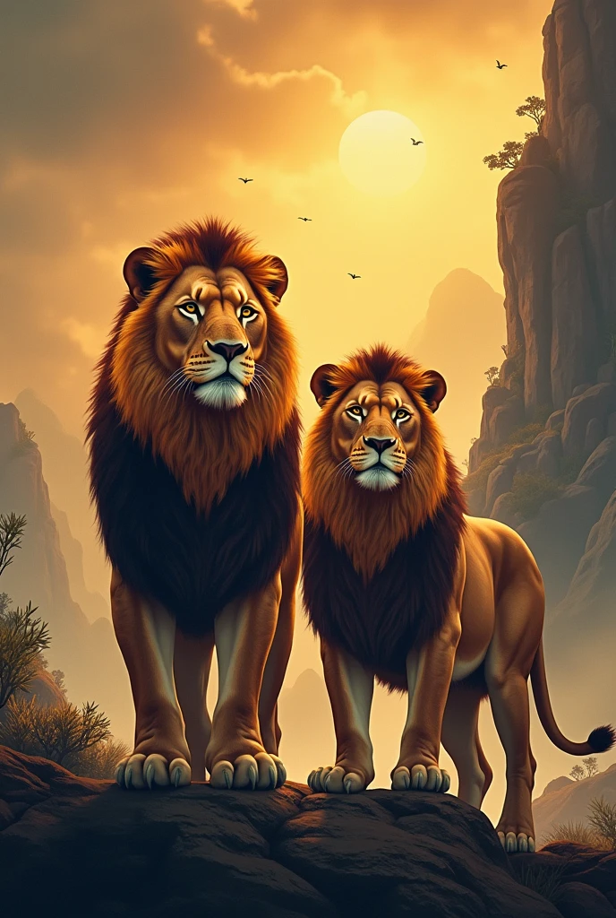 Poster above of the poster two lions down side of it matter KDS 20+ 