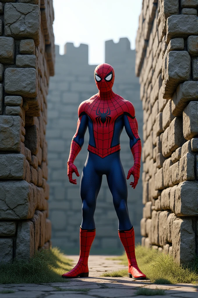 Have high quality Spiderman in Maiden Castle