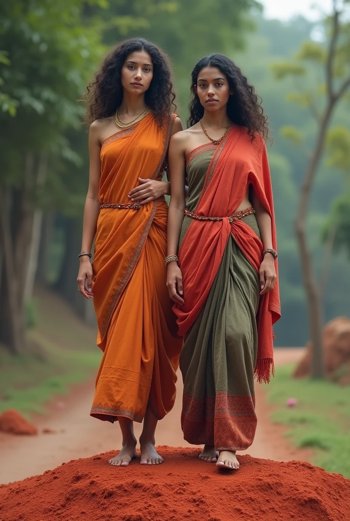 You had a friend with you. He was lean and had curly hair. Both of you were in traditional attire. You had a pic posing on a small red mound that you had posted online, but you looked haggard, and I saw you run sans slippers on the road