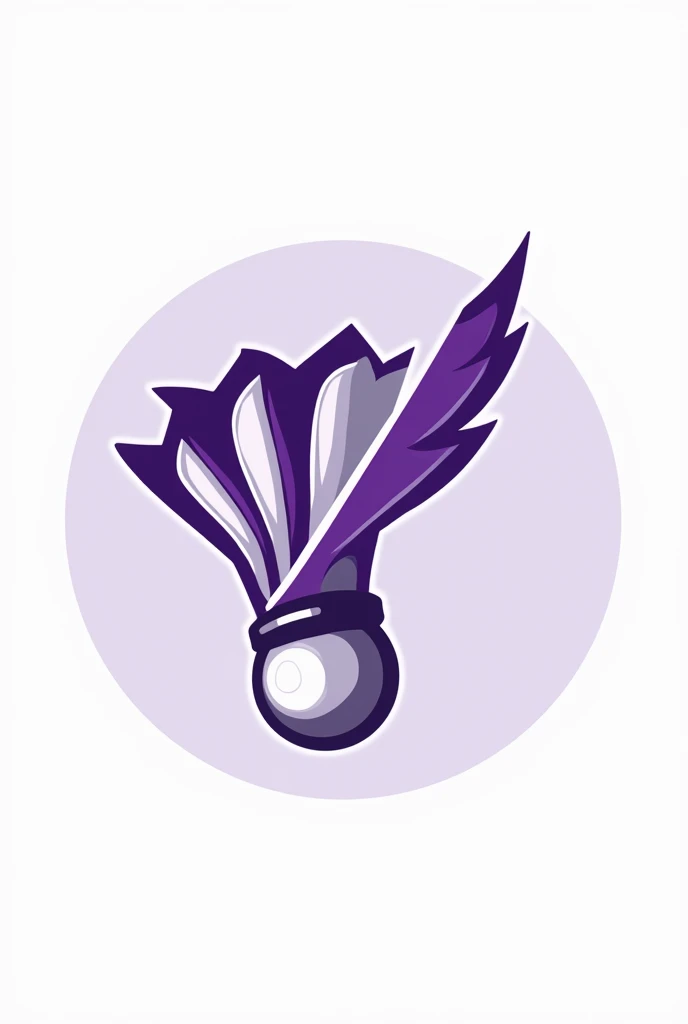 Badminton logo with the name TEAM KALARKAR with a touch of purple
Round