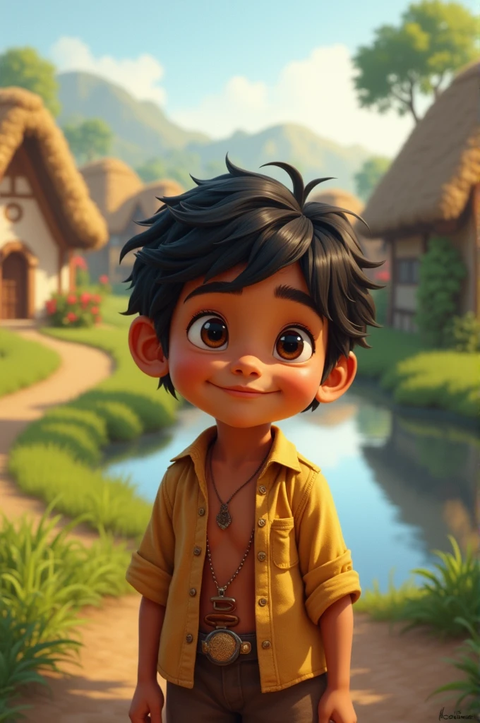 A boy named Mohan lived in a small village.