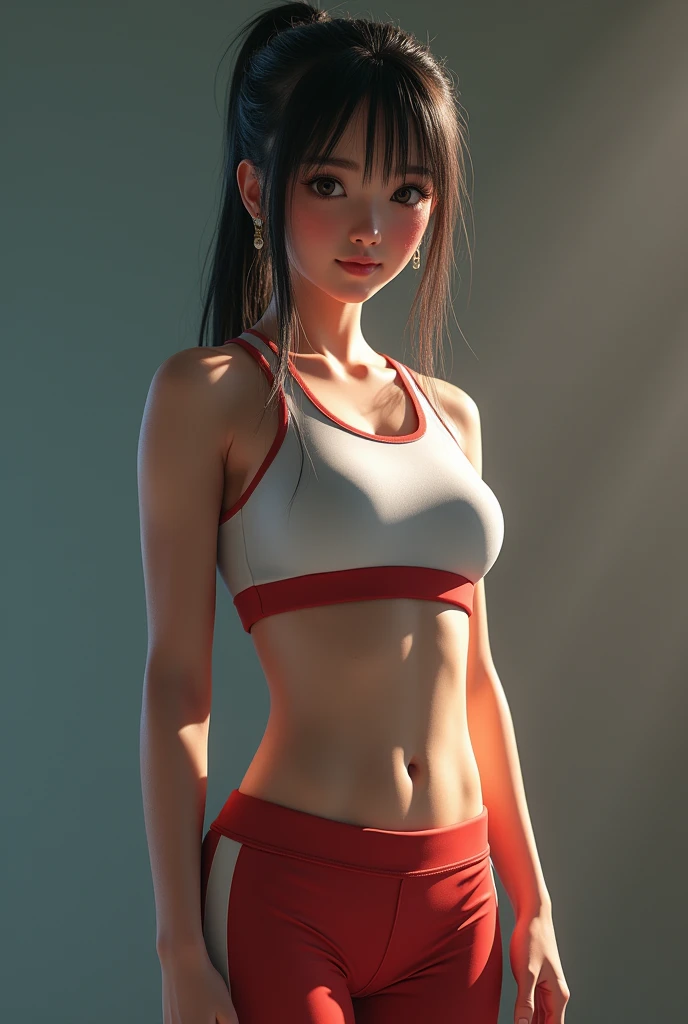 Track and field club、Female university student、1、Japanese、Cute face like an idol、Track and field clubユニフォーム、Sweating、Uniforms that expose a lot of skin、((Muscular))、(((Six-pack)))、sexy、(best quality,4K,8k,highres,masterpiece:1.2),ultra-detailed,(realistic,photorealistic,photo-realistic:1.37),HDR,uhd,studio lighting,ultra-fine painting,sharp focus,physically-based rendering,extreme detail description,professional,vivid colors,bokeh,cinematic lighting,dramatic shadow、High resolution, High-resolution model, Retina, Textured skin, Ultra high definition, accurate, Very detailed, Anatomically correct,