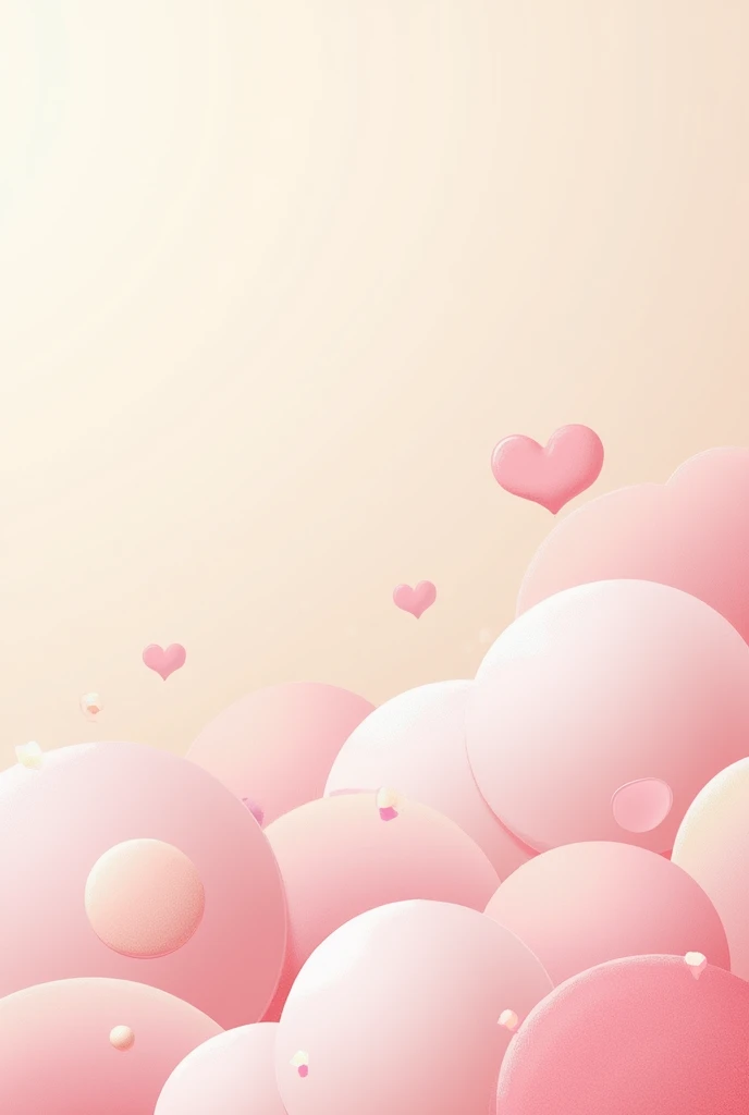 Pink white creamy background design