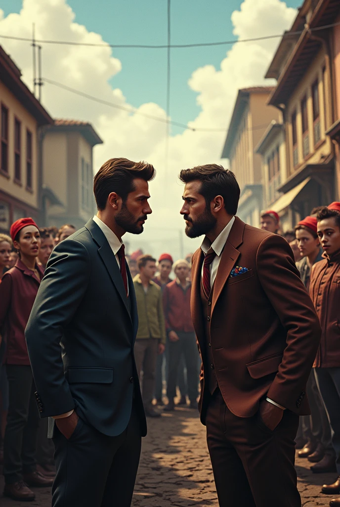 Their feud was well known, And most of the town々chose a side, Team Jack or Team Alex.