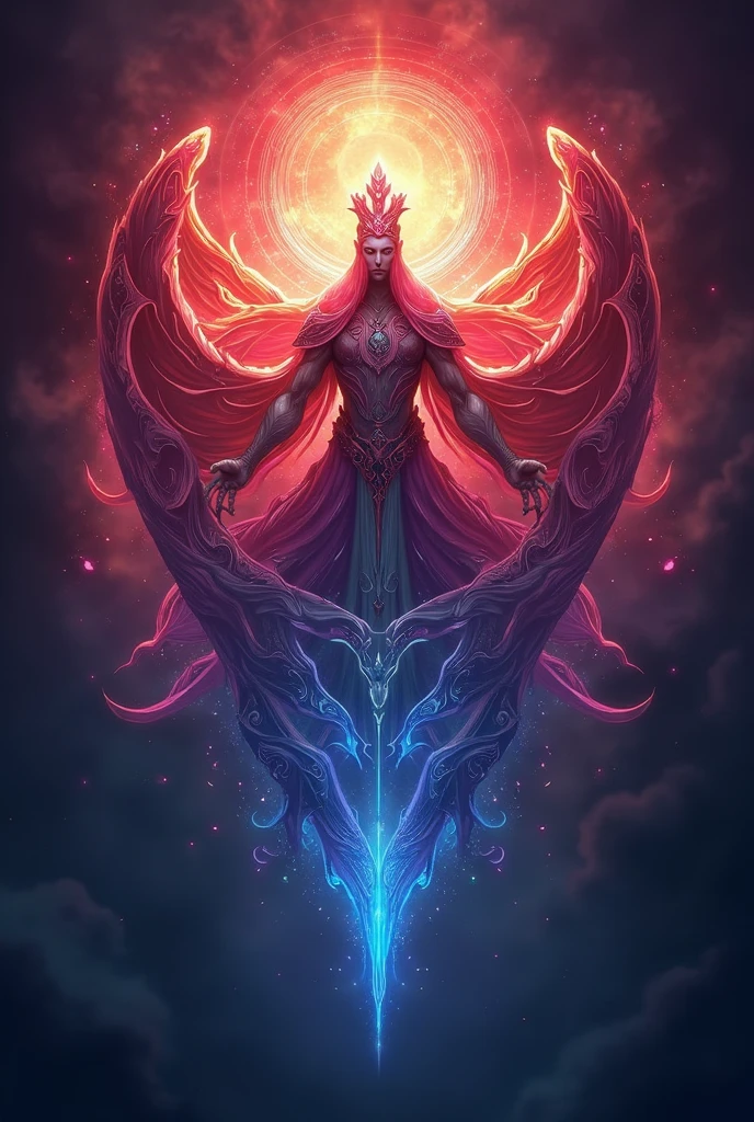 Editing logo God level editing logo name game scroll red and pink blue shade logo