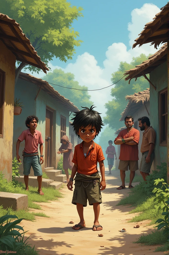 A boy named Mohan lived in a small village. He always misbehaved with others and harassed them. The people of the village were annoyed with him.