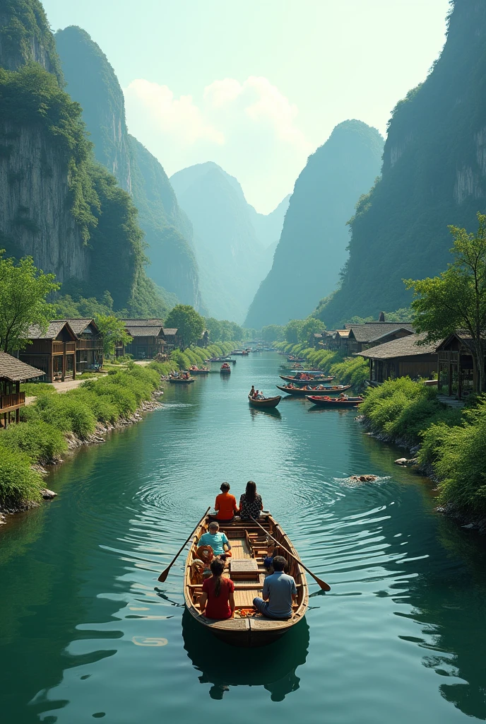 Mae Hong Son,Year 2020,Ban Rak Thai boat trip