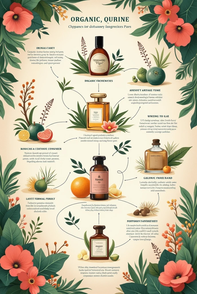 User journey map for organic perfume