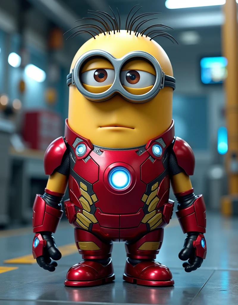 Minion Kevin in iron man suit