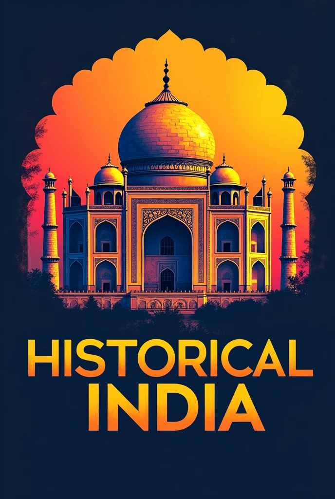 Give me a Indian YouTube channel logo that's called by ‘HISTORICAL INDIA’ ADD CHANNEL NAME HISTORICAL INDIA