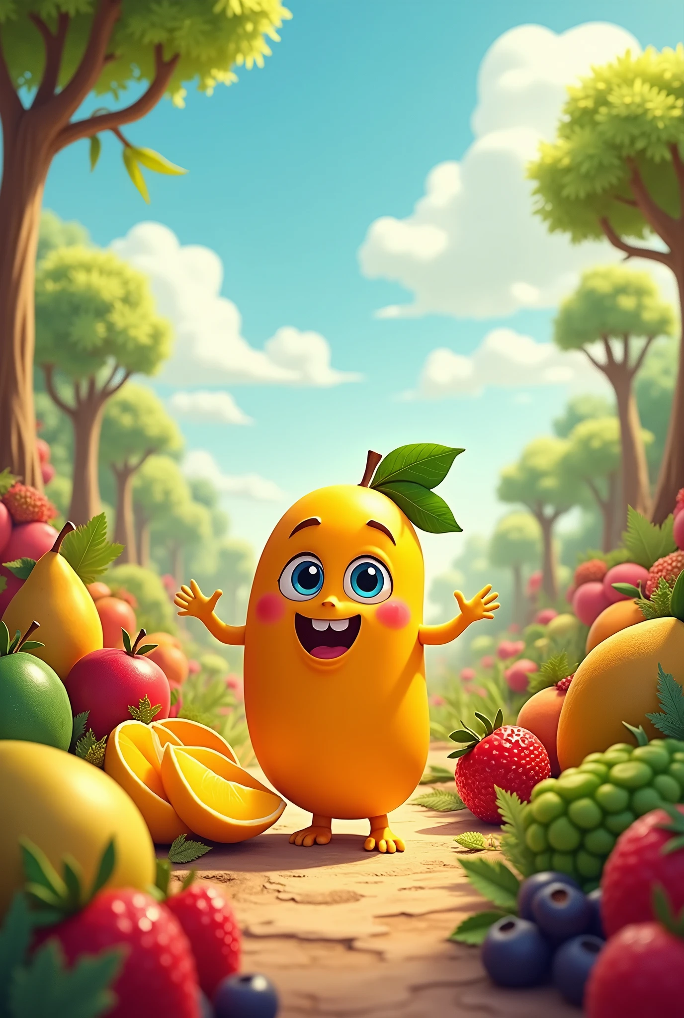 **Prompt:**

"Create a vibrant and playful song about fruits that can be paired with images and pictures. The song should celebrate the colorful variety of fruits, highlighting their flavors, textures, and benefits. Incorporate cheerful lyrics that describe different fruits, their unique characteristics, and how they can be enjoyed. The melody should be catchy and upbeat, making it perfect for a visual presentation featuring fruit imagery."